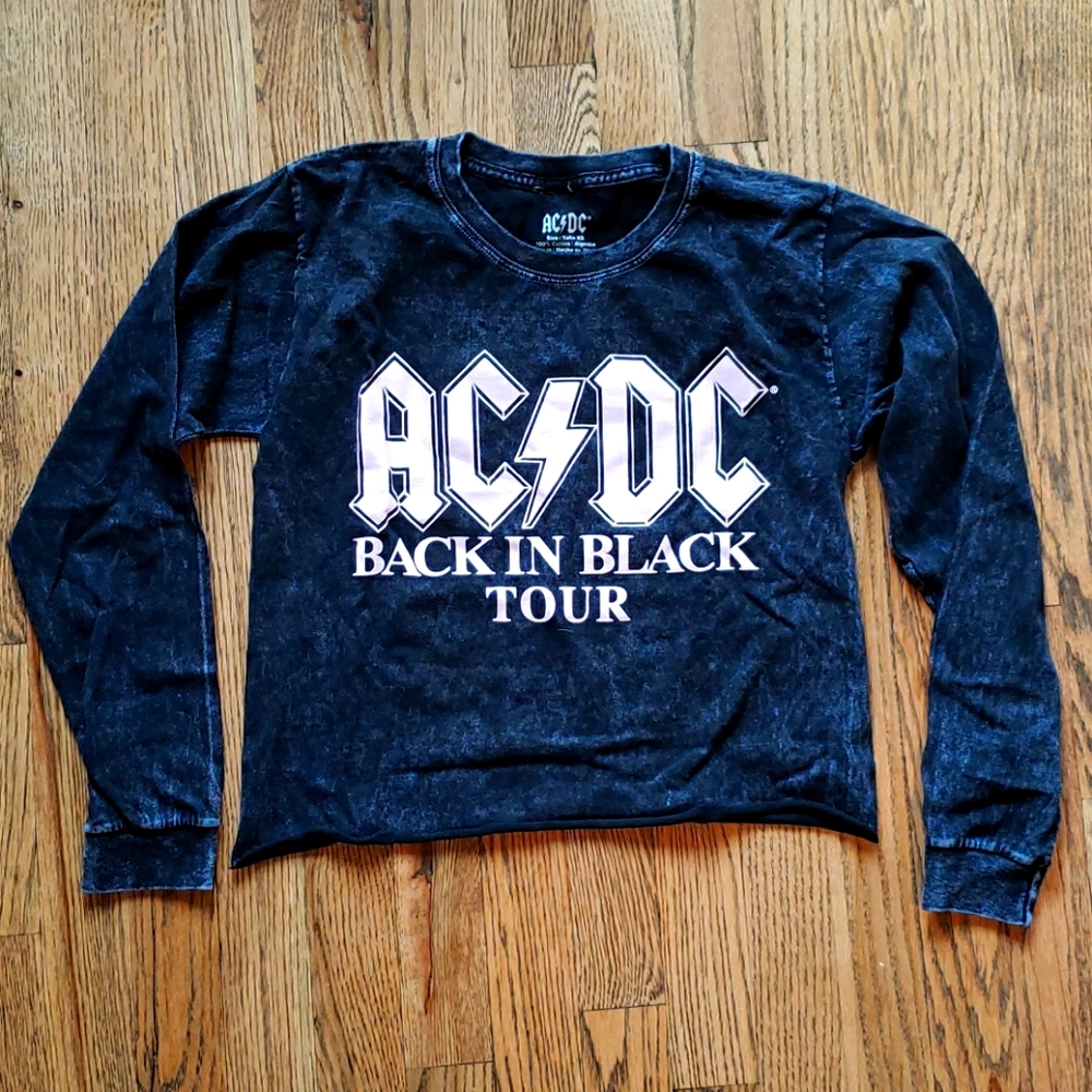 XS AC⚡ DC Crop top